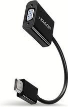 Axagon RVH-VGN video kabel adapter 0,17 m HDMI Type A (Standaard) VGA (D-Sub) Zwart