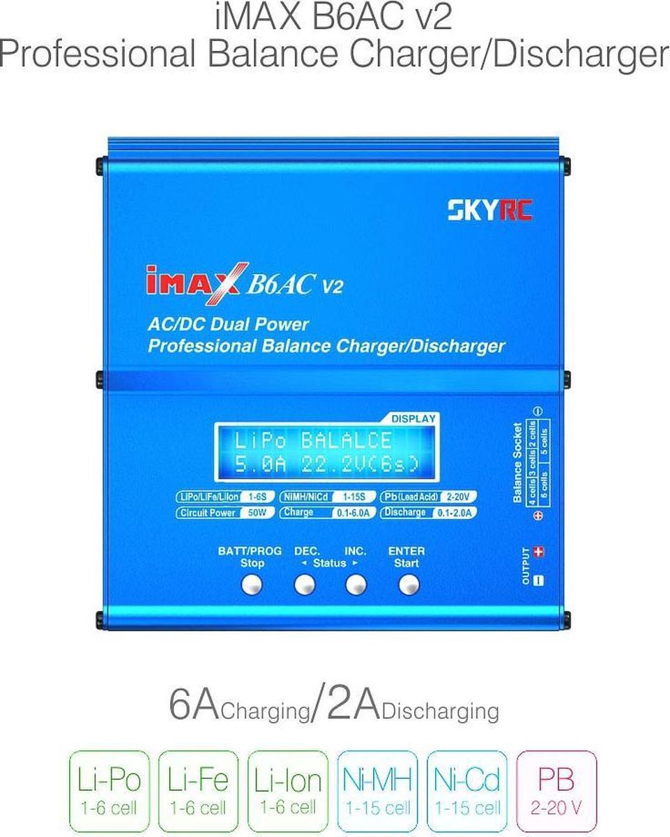iMAX B6AC V2 Professional Balance Charger/Discharger