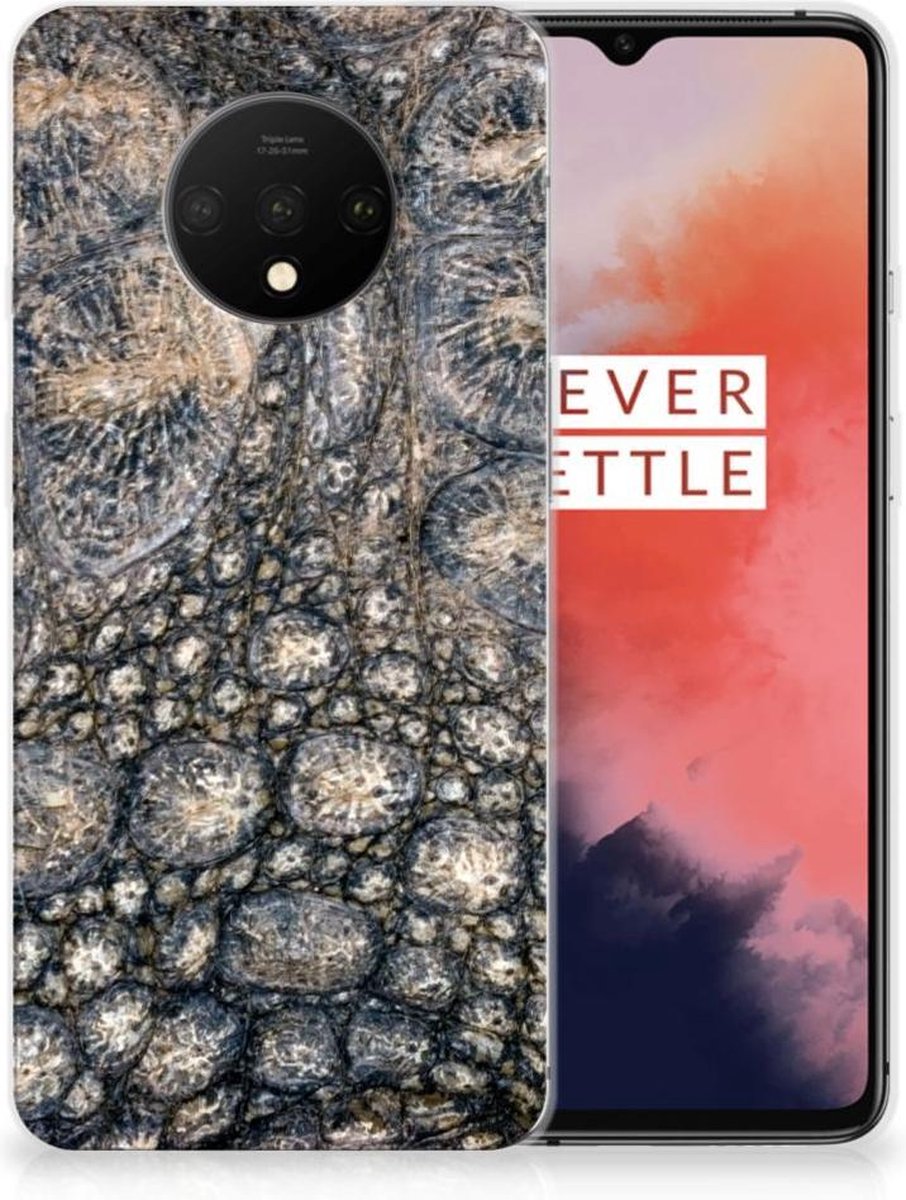 OnePlus 7T TPU Hoesje Krokodillenprint