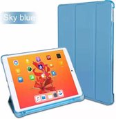 Apple iPad (2019 / 2020) 10.2 /Air 10.5 (2019) Smart hoes Tri-Fold met Apple Pencil Houder - Turquoise