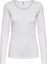 ONLY ONLLIVE LOVE L/S ONECK TOP NOOS JRS Dames T-shirt - Maat XS