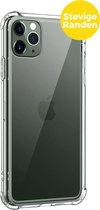 iPhone 11 Pro Telefoonhoesje | Transparant Siliconen Tpu Smartphone Case | Back cover | Extra stevige randen