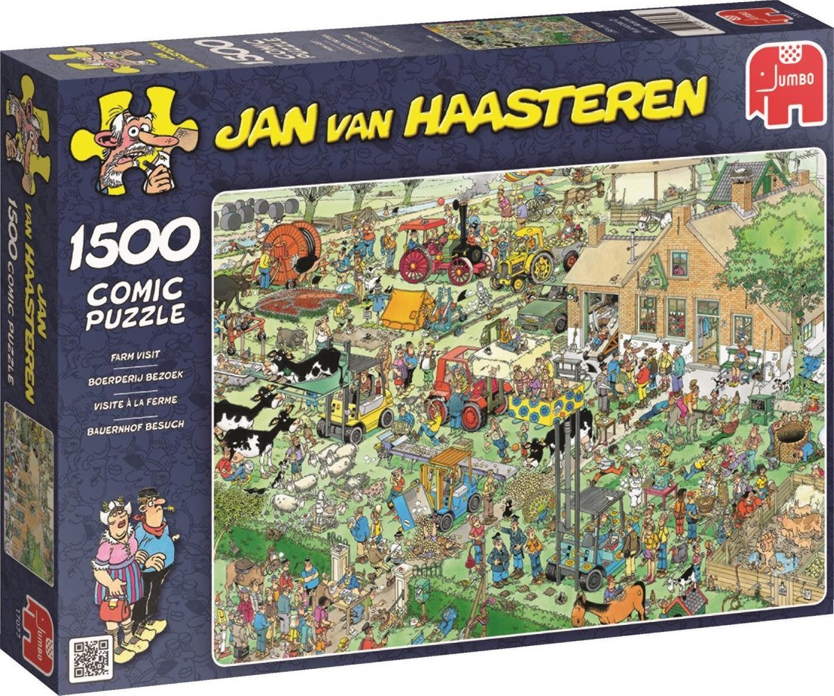 Jan van Haasteren Boerderij - Puzzel 1500 stukjes | bol.com