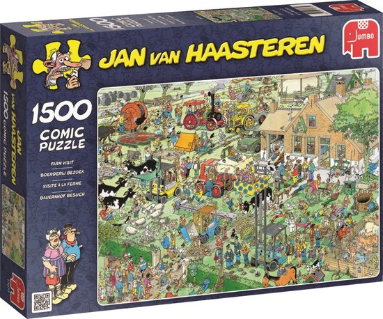 Jan van Haasteren Boerderij - Puzzel 1500 stukjes | bol.com