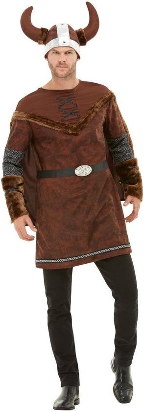Smiffys Kostuum Deluxe Viking Barbarian Bruin