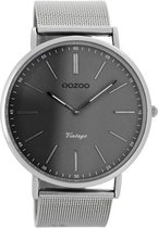 OOZOO Vintage C7382-  Horloge - Zilverkleurig - 44 mm