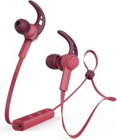 Hama Bluetooth®-koptelefoon "Connect", in-ear, micro, ear-hook, rood
