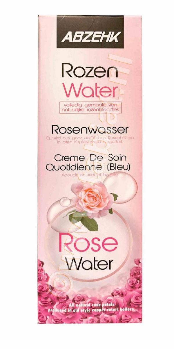 ABZEHK Rose Water (Rozenwater) inhoud 250ml.