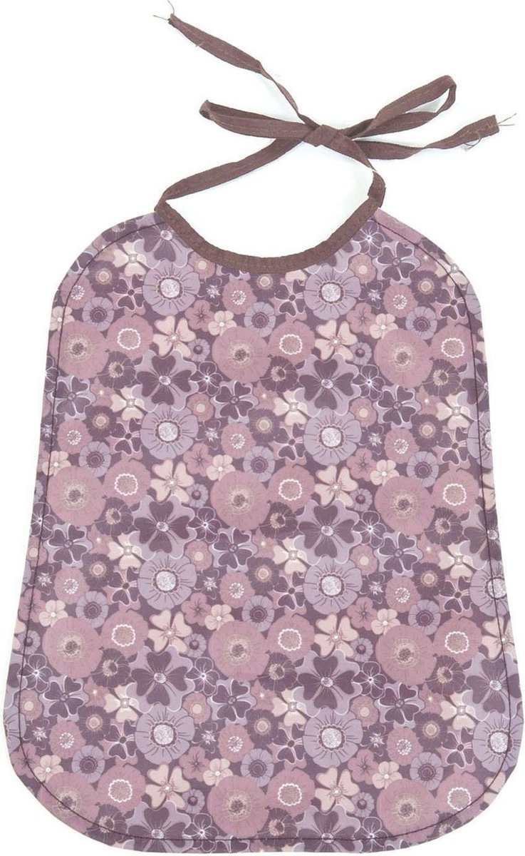 Goedkoopste Smallstuff Slabbetje Met Bloemen 36 X 29 Cm Roze/paars