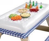 2 stuks | Koeler, Cooler, tafel, serveren, bar, salades, buffet, picknick, drank, BBQ, camping, buffet, opblaasbaar | inflatable cooler |