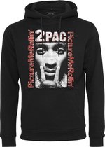 Heren Hoodie TuPac - 2-Pac - 2Pac - Boxed in - Makaveli zwart