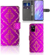 Geschikt voor Samsung Galaxy S20 Plus Wallet Case Barok Roze