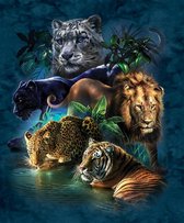 SunsOut puzzel Tami Alba - Big Cat Prowess - 1000 stukjes.