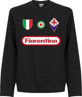 Fiorentina Team Sweater - Zwart  - M