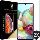 Samsung A71 Screenprotector Glas - Samsung Galaxy A71 Screenprotector - Samsung A71 Screen Protector - 2x Screenprotector Samsung A71