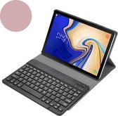 Shop4 - Samsung Galaxy Tab S5e Toetsenbord Hoes - Bluetooth Keyboard Cover Business Rosé Goud