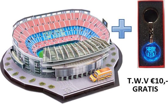 Omkleden riem gouden 3D Puzzel Camp Nou FC Barcelona - Voetbal - Bouwpakket - Stadion -  Voetbalstadion -... | bol.com