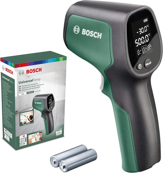 Thermomètre infrarouge universel Bosch (plage de température: -30 ° C à +500  ° C, 2... | bol.com