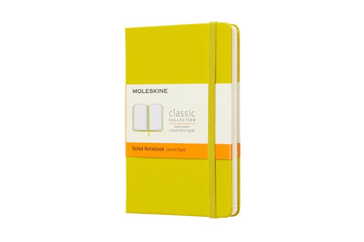 Moleskine Classic Notitieboek Hard cover - Pocket - Lijnen - Geel