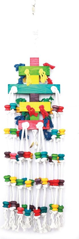 bol.com | Happy pet speelgoed raindrop papegaai 25x100 cm