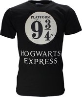 Harry Potter Platform 9¾  T-Shirt Zwart - Officiële Merchandise