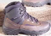 Lederen wandelschoen bruin/zwart maat 43