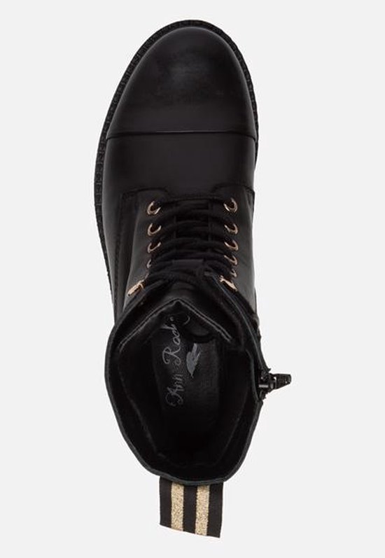 Ann Rocks Veterboots zwart - Vergelijk prijzen