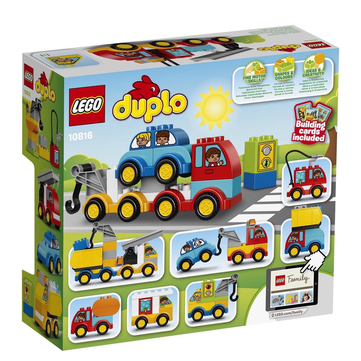 LEGO DUPLO Mijn Eerste Wagens en Trucks - 10816 | bol.com