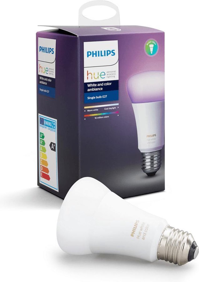 Mooie vrouw pastel Desillusie Philips Hue White and Color Ambiance losse lamp - E27 - 1-pack | bol.com