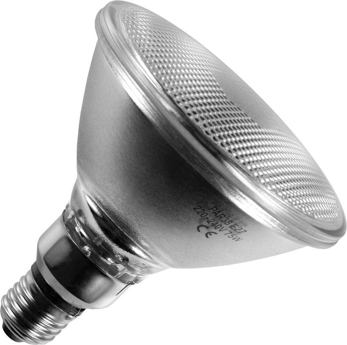 Gloeilamp Spot | Grote fitting E27 | 60W 122mm Mat - Plieger