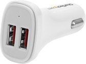 Car Charger Startech USB2PCARWHS White