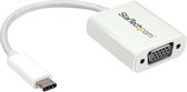 StarTech USB-C naar VGA adapter - wit
