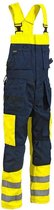 Blaklader Bretelbroek High Vis 2603-1860 - High Vis Geel/Marineblauw - C46