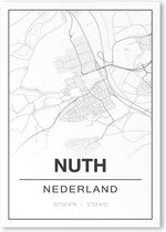 Poster/plattegrond NUTH - A4