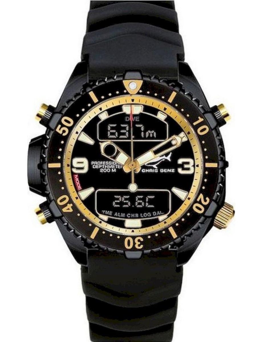 Chris Benz Duikerhorloge Depthmeter CB-D200-MK1