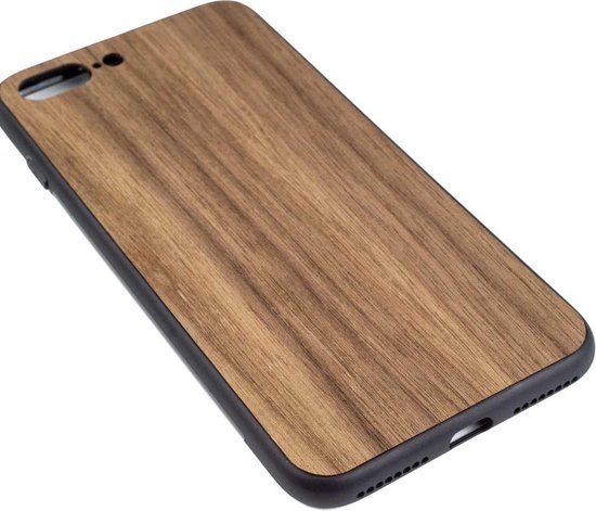 Uitstekend klink Jolly Houten Telefoonhoesje Iphone 8 PLUS - Bumper case - Walnoot | bol.com