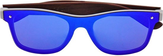 5one® Hvar Brown Wood Revo Blue - Houten Zonnebril gepolariseerd van 5one® — afbeelding 3