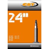 CST - Chambre à air vélo - Valve française - 40 mm - 24 x 1.75 - 1 3/8