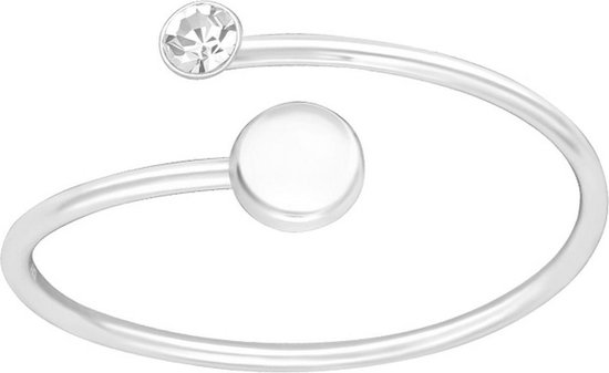 Zilveren ring met Topaas en Saffier | Zilveren ring dames | Young & Free Jewelry