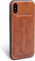 Kanjian modetrend telefoonhoesje ( bruin) - type iPhone XR