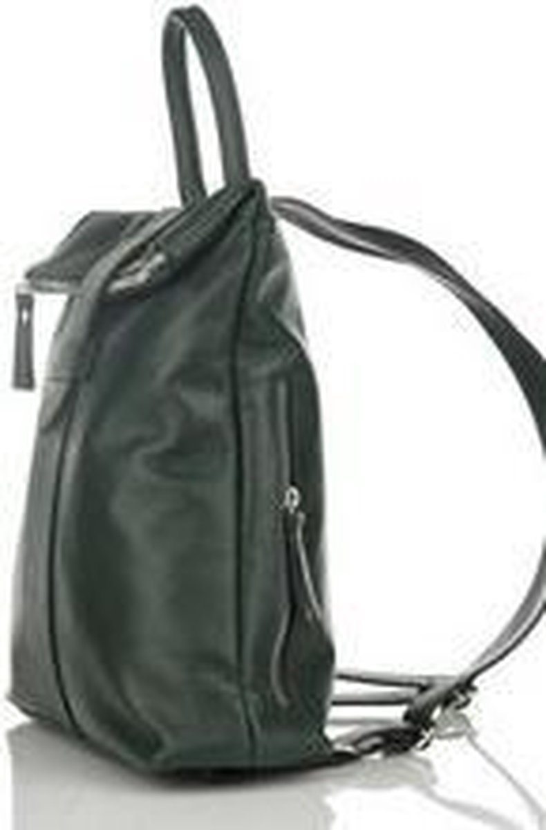 Italiaanse leren rugtas Resa, Blauw | bol.com