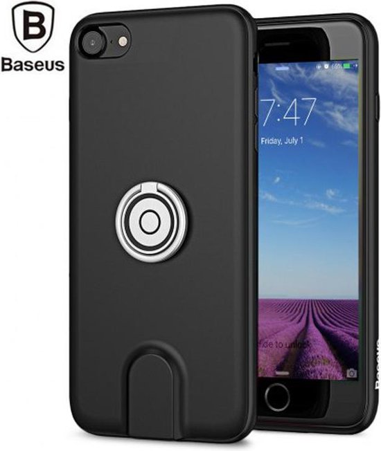 loyaliteit Onschuldig optocht Baseus iPhone 8 & 7 hoesje met auto houder magneet voor draadloos opladen -  No More... | bol.com