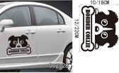 3D Sticker Decoratie Boxer Hond Muurtattoo Vinyl Sticker Leuke Honden Wallpaper Kinderen Muursticker Huishoudelijke decoratieve kunst aan de muur Decor - Dog28 / L