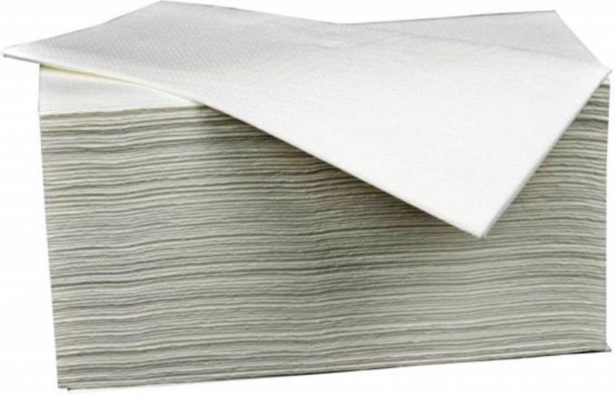 V-vouw papieren handdoekjes -zuivere pulp wit 3160 stuks 2 laags 21x24cm - OK-Totaal
