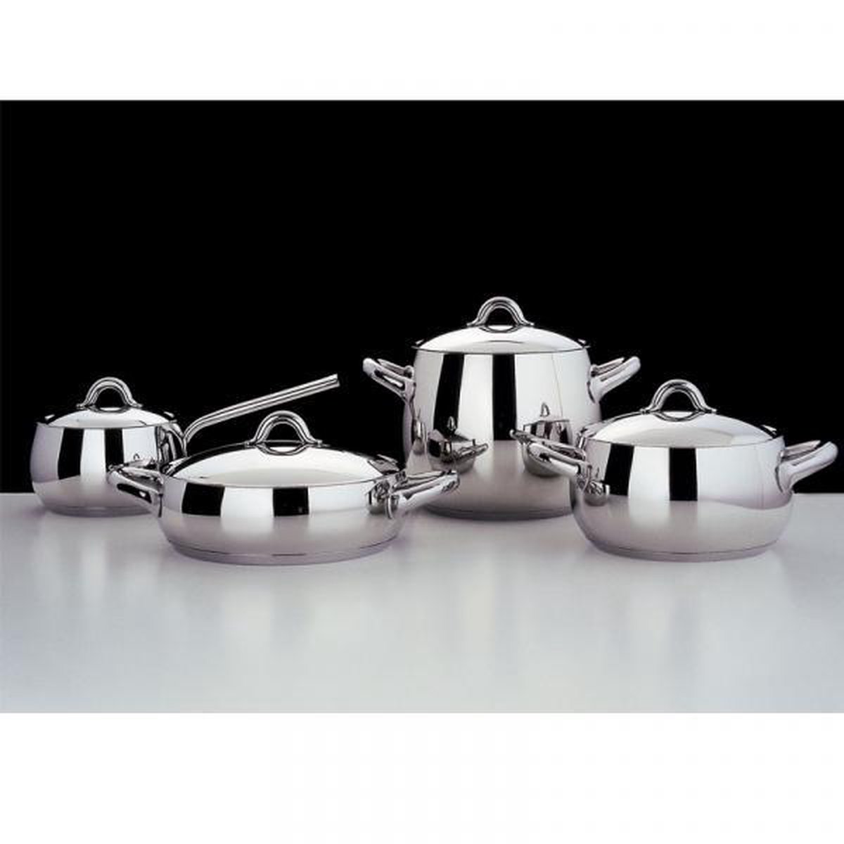 Alessi SG100/24 Mami kookpan van roestvrij staal 18/10, glanzend, 24 cm