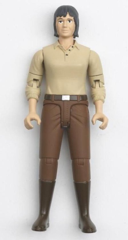 Figurine Bruder Homme Pantalon Marron – Articulée, Plastique ABS, Compatible Avec Véhicules Jouets