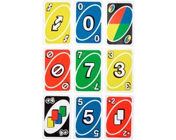 Mattel Games UNO Braille spelregels