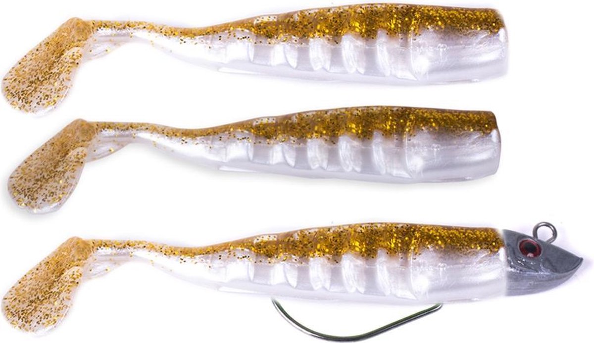 DLT Soft Invasion - Shad - Brown - 26gr - 11cm - Wit