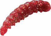 Berkley Naturel Bait Worm (Glitter!) - Foreldeeg - Rood