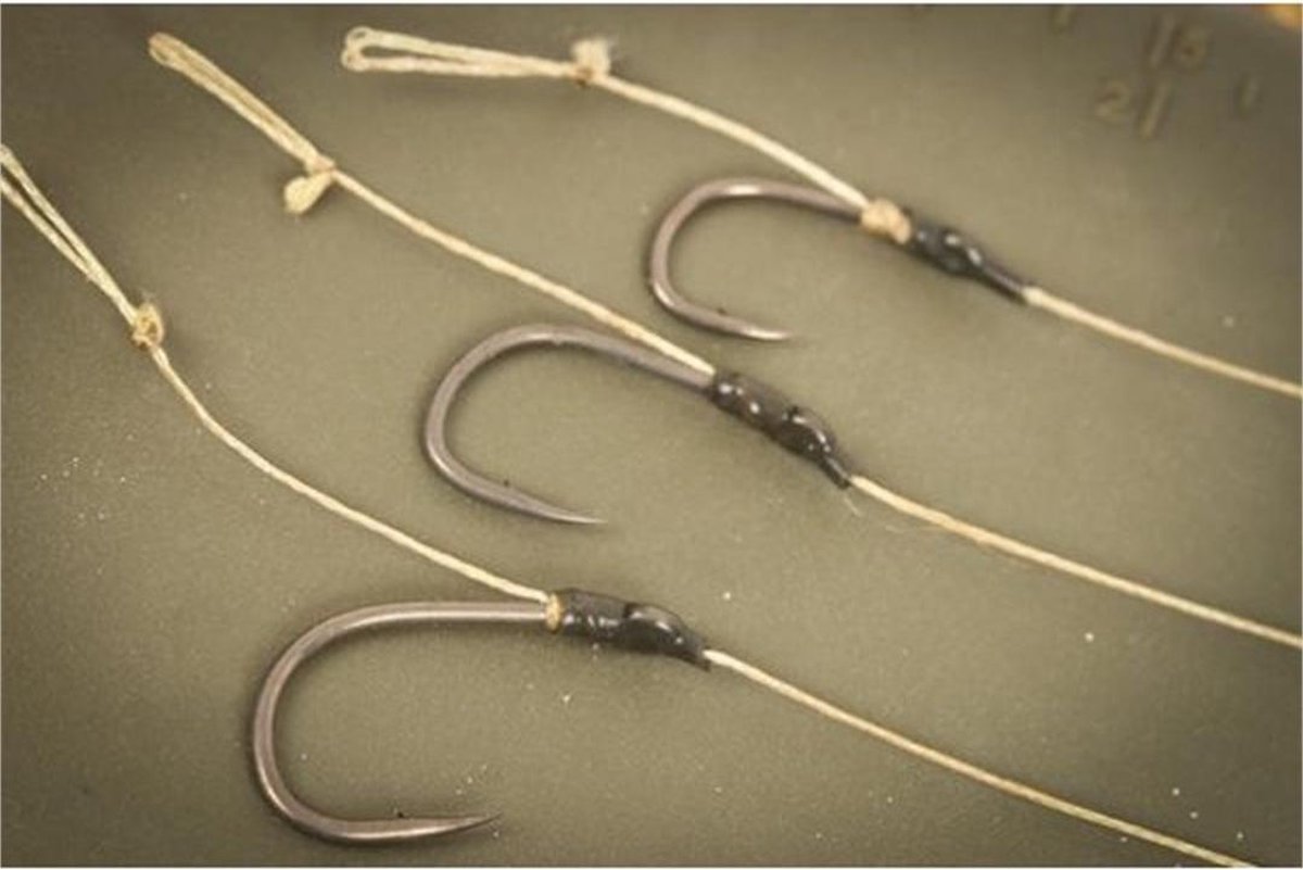 Korda Solidz PVA Rig Wide Gape - 18lb - Haakmaat 4 - Camo